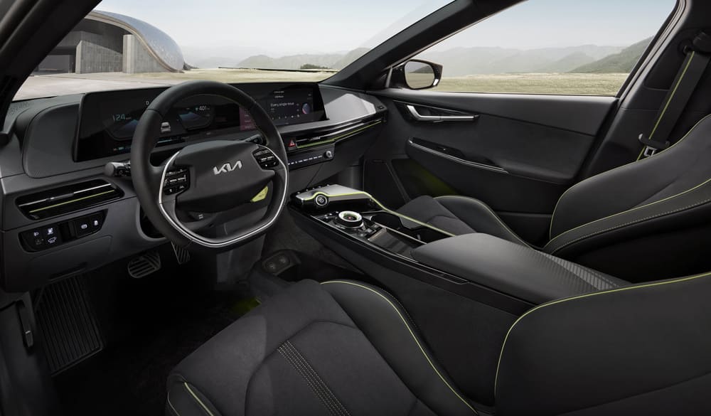 Kia EV6 interior lateral